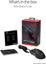 Load image into Gallery viewer, Asus ROG Gladius II Core Wired USB Optical Ergonomic FPS Gaming Mouse Featuring