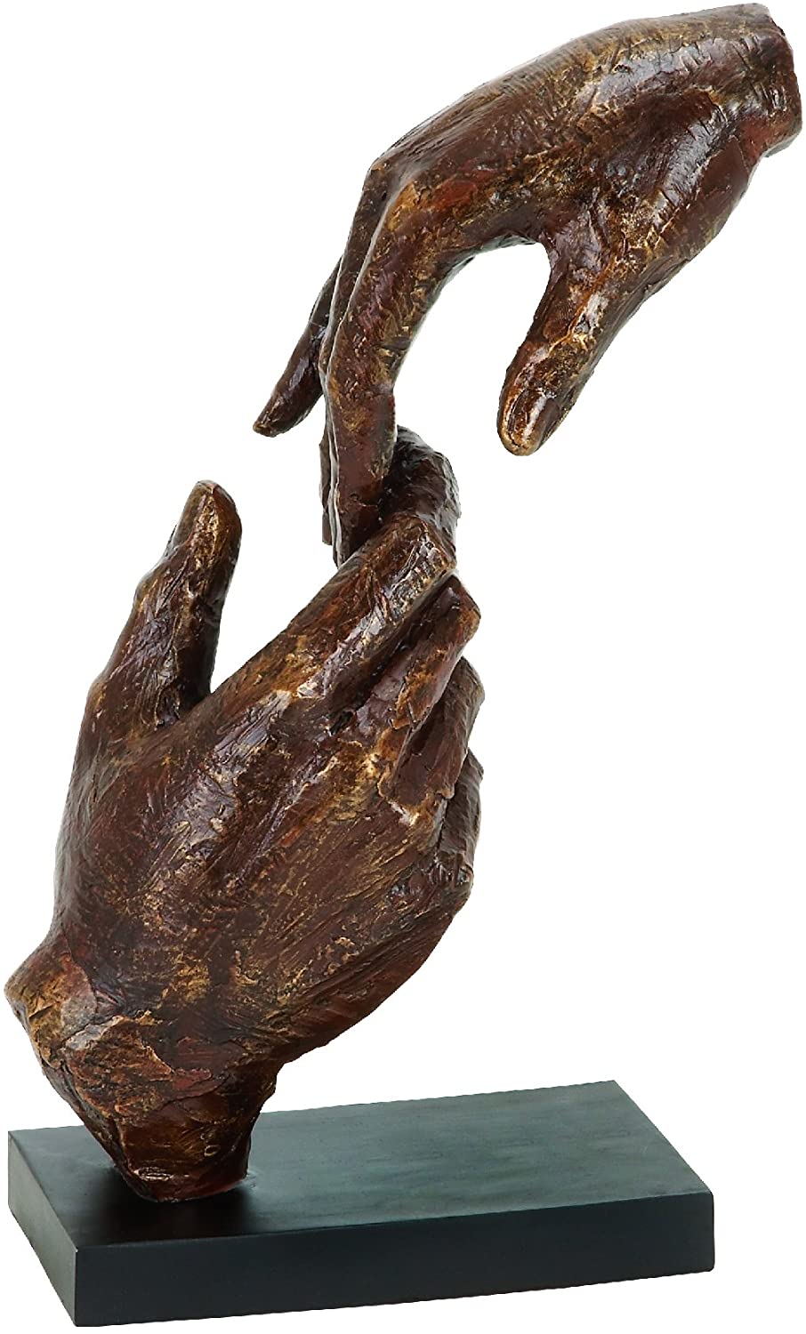 Deco 79 Poly-Stone Hands, 12 by 6-Inch