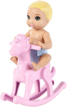 Load image into Gallery viewer, Barbie Nursery Playset with Skipper Babysitters Doll, 2 Baby Dolls, Crib and 10+ Pieces of Working Baby Gear and Themed Toys, Gift Set for 3 to 7 Year Olds, Multicolor