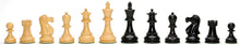 Load image into Gallery viewer, WE Games Jacques Chessmen - Weighted &amp; Handpolished Black Stained Wood with 3.75 in. King
