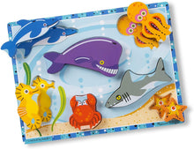 Load image into Gallery viewer, Melissa &amp; Doug Sea Creatures Chunky Puzzle