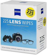 Load image into Gallery viewer, Zeiss Pre-Moistened Lens Cleaning Wipes, 225 ct, Convenient Dispenser Pack