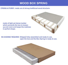 Load image into Gallery viewer, Mattress Solution 97-5/0-3S-N Split Box Spring/Foundation for Mattress, Queen, Beige