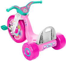 Load image into Gallery viewer, Minnie 15" Fly Wheel Junior Cruiser, 1 Ride-on, Ages 3-7, Pink/White, 20" W x 22.5" H x 32.83" L