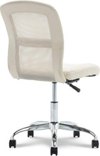 Load image into Gallery viewer, Serta Essentials Ergonomic Armless Low-Back Computer Swivel Task Chair, Faux Leather and Mesh
