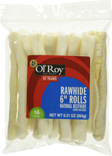Load image into Gallery viewer, Ol' Roy 6" Rawhide Rolls