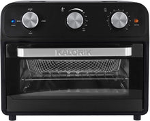 Load image into Gallery viewer, Kalorik AFO 46129 BK 22 Quart Air Fryer Toaster Oven, Black