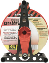 Load image into Gallery viewer, Woods E103 E-103 Wheel, Holds Up to 150 16/3 Extension 125 Feet of 14/3 Gauge Cord, Holiday, Rope, Hose Reel Storage and Light Wire, Heavy Duty Plastic