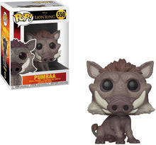 Load image into Gallery viewer, Pumbaa: Funko POP! Vinyl Figure &amp; 1 POP! Compatible PET Plastic Graphical Protector Bundle [#550 / 38545 - B]