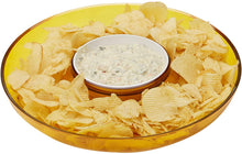 Load image into Gallery viewer, Mind Reader Chip &amp; Dip, Acrylic Tinted Snack, Kitchen, Centerpiece, Special Occasion, Countertop Bowl.