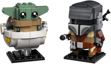 Load image into Gallery viewer, LEGO BrickHeadz Star Wars The Mandalorian &amp; The Child 75317 Building Kit, Toy for Kids and Any Star Wars Fan Featuring Buildable The Mandalorian and The Child Figures, New 2020 (295 Pieces)