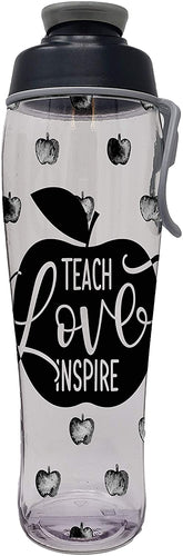 50 Strong Teacher Water Bottle - BPA Free for Teachers - Give Bottles As Thank You Gifts - Show Appreciation for Teachers - Easy Carry Loop - Made in USA