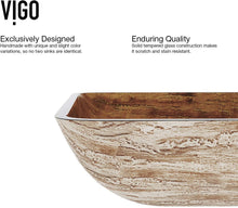 Load image into Gallery viewer, VIGO Icicles Glass Vessel Bathroom Sink