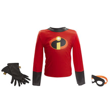 Load image into Gallery viewer, The Incredibles 2 Incredibles Dress up Set-Shirt with Logo, Gloves &amp; Eye Mask