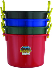 Load image into Gallery viewer, Little Giant Plastic Muck Tub (Black) Durable &amp; Versatile Utility Bucket with Handles (40 Quart) (Item No. PSB40BLACK)