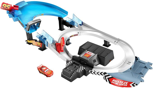 Disney and Pixar Cars Rust-Eze Double Circuit Speedway Playset Test Track Set for Drift, Race and Crash Competitions