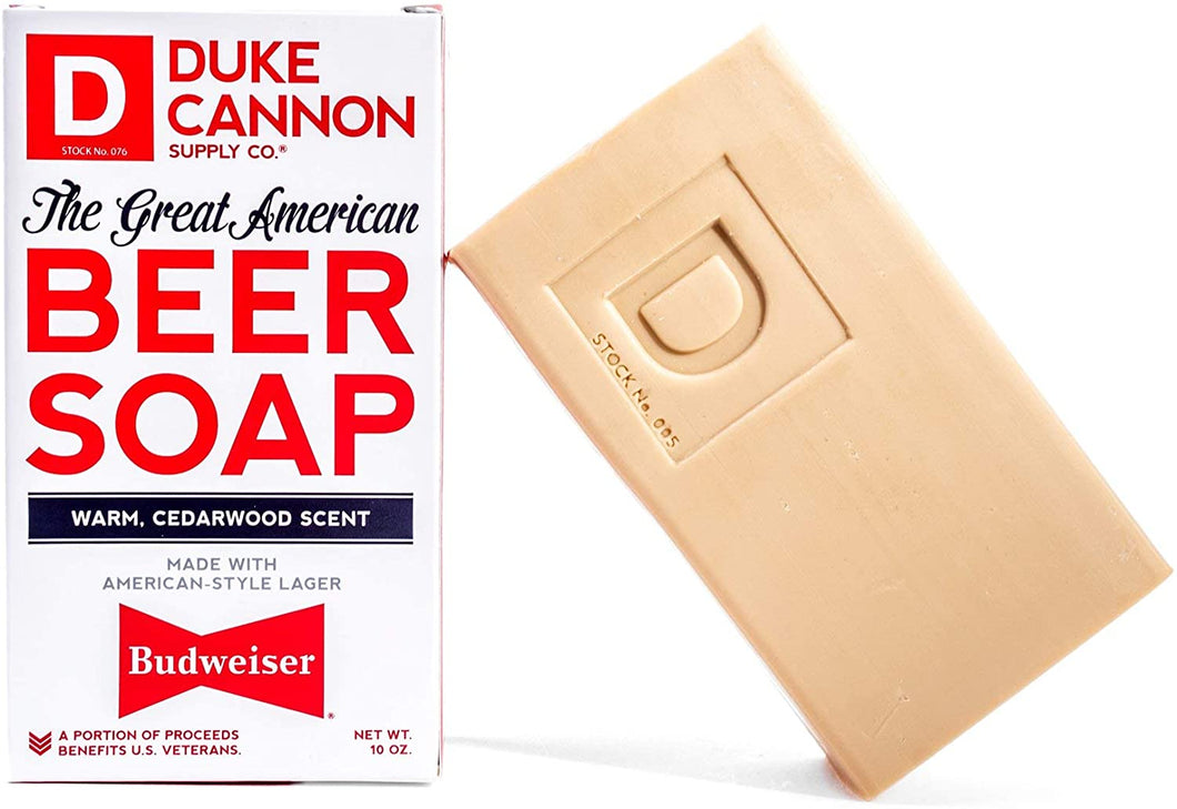Duke Cannon The Great American Beer Soap-Made with Budweiser