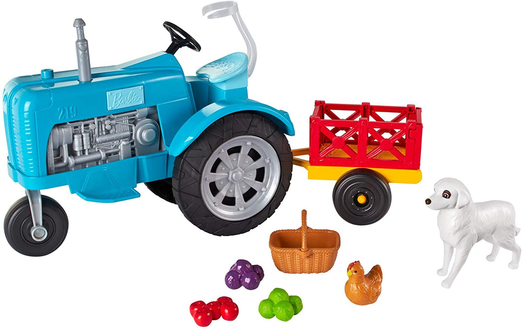 Barbie Sweet Orchard Farm Tractor and Accessories