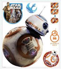 Load image into Gallery viewer, RoomMates Star Wars The Force Awakens Ep VII BB-8 Peel and Stick Giant Wall Decal