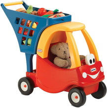 Load image into Gallery viewer, Little Tikes Cozy Shopping Cart Red/Yellow