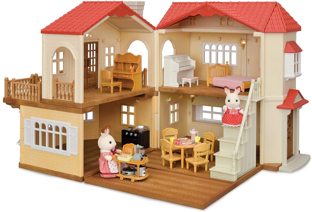 Calico Critters Red Roof Country Home Gift set