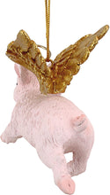 Load image into Gallery viewer, Funny Christmas Tree Ornaments - Hog Heaven Flying Pig Holiday Angel Ornaments