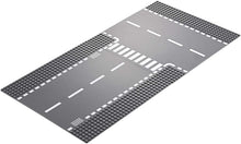 Load image into Gallery viewer, LEGO City Straight and T junction 60236 Building Kit (2 Pieces)