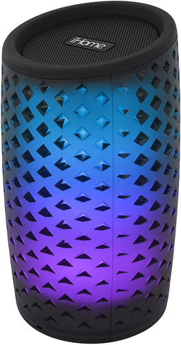 iHome Smart Bluetooth Speaker - with Alexa Built-in and Color Changing LED Lights - Perfect Portable Audio Device for Parties, Outdoors, and Other Events