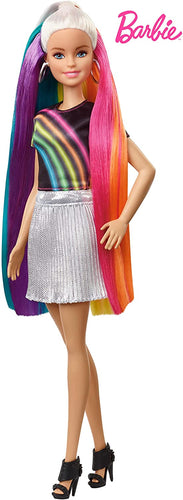 Barbie️ Rainbow Sparkle Hair Doll