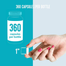 Load image into Gallery viewer, Vital Proteins Marine Collagen Peptides Capsule Supplement for Skin Hair Nail Joint, Hydrolyzed Collagen - Dairy and Gluten Free, Non-GMO Project Verified (360 Capsules)
