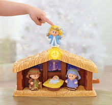 Load image into Gallery viewer, Fisher-Price Little People Christmas Story Brown, Blue, Green, 12 months
