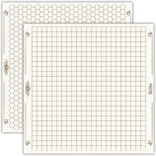 Load image into Gallery viewer, Wiz Dice 26" x 26" Role Playing Reversible Vinyl Gaming Mat for Role Playing Games: Melee Mat with 1” Squares and Hexes - Great for Tabletop RPG Gaming Miniatures