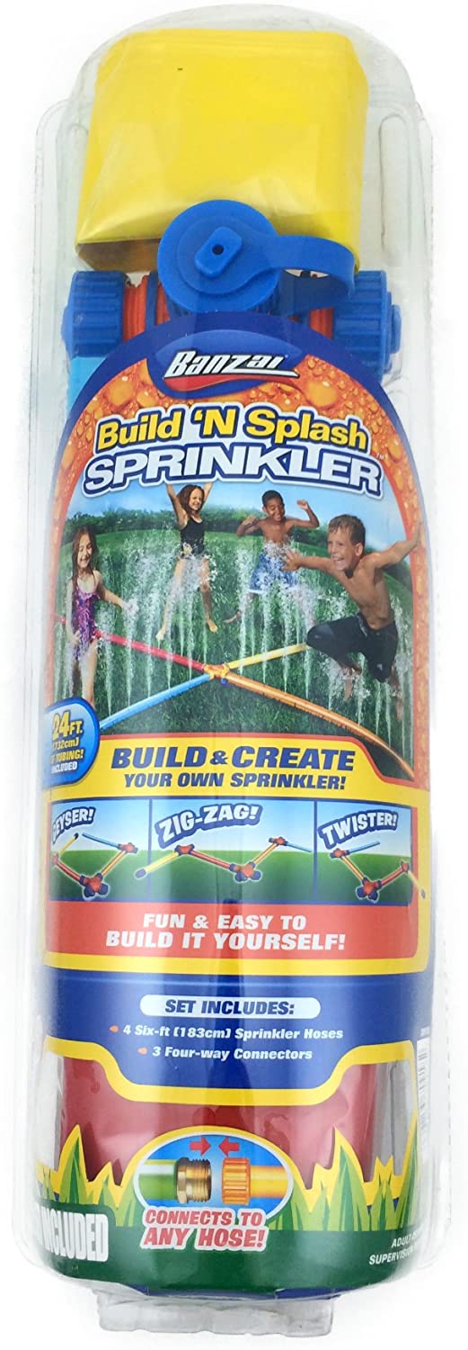 BANZAI Spring & Summer Toys Build 'N Splash Sprinkler
