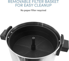Load image into Gallery viewer, Maxi-Matic 30-Cup Stainless Steel Urn Coffee Maker Water Boiler