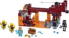 Load image into Gallery viewer, LEGO Minecraft The Blaze Bridge 21154 Building Kit (372 Pieces)