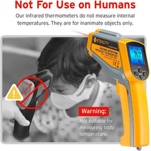 Load image into Gallery viewer, Etekcity Infrared Thermometer 1025D (Not for Human) Dual Laser Temperature Gun-58℉~1022℉ (-50℃~550℃) with Adjustable Emissivity, Non-Contact Voltage Tester (NCV), Standard Size, Yellow &amp; Gray