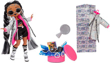 Load image into Gallery viewer, LOL Surprise OMG Dance Dance Dance B-Gurl Fashion Doll with 15 Surprises Including Magic Black Light, Shoes, Hair Brush, Doll Stand and TV Package - Great Gift for Girls Age 4+