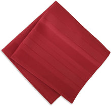 Load image into Gallery viewer, Newbridge Christmas Satin Stripe No-Iron Soil Resistant Fabric Holiday Tablecloths