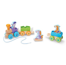 Load image into Gallery viewer, Melissa &amp; Doug First Play Wooden Rocking Farm Animals Pull Train