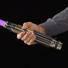 Load image into Gallery viewer, Star Wars The Black Series Mace Windu Ep3 Force FX Lightsaber