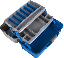 Load image into Gallery viewer, Flambeau Outdoors 6382TB 2-Tray - Classic Tray Tackle Box - Blue/Gray