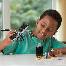 Load image into Gallery viewer, LEGO Minecraft The End Battle 21151 Ender Dragon Building Kit includes Dragon Slayer and Enderman Toy Figures for Dragon Fighting Adventures (222 Pieces)