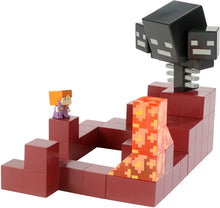 Load image into Gallery viewer, Minecraft Wither vs Alex (In Enchanted Armor) Battle in a Box