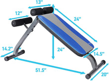Load image into Gallery viewer, Pure Fitness Adjustable Ab Crunch Sit-Up Bench for toning and training, Foldable and Adjustable Design