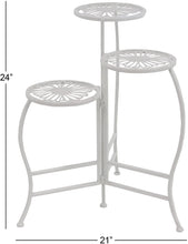 Load image into Gallery viewer, Deco 79 45081 Plant Stand, White