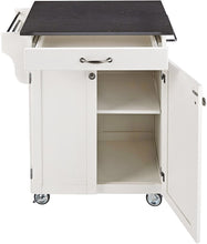 Load image into Gallery viewer, Home Styles Design Your Own Small Kitchen Cart - Natural Base with Wood Top