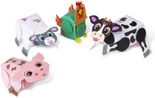 Load image into Gallery viewer, Melissa &amp; Doug Snap It! Barnyard Farm Animals Beginner Craft Kit