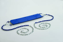 Load image into Gallery viewer, Beginner Swing Seat with Chains- Blue, One Size