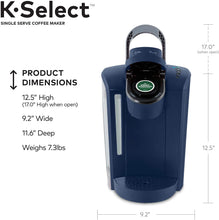 Load image into Gallery viewer, Keurig K-Select Coffee Maker, Single Serve K-Cup Pod Coffee Brewer, With Strength Control and Hot Water On Demand