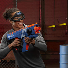 Load image into Gallery viewer, Perses Mxix-5000 Nerf Rival Motorized Blaster (Blue) -- Fastest Blasting Rival System, up to 8 Roundsper S -- Rechargeable Battery, Quick-Load Hopper